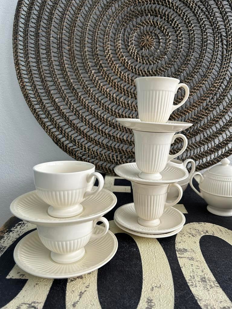 Wedgwood Kop en Schotels / Edme 3 stuks, Huis en Inrichting, Keuken | Servies, Ophalen of Verzenden
