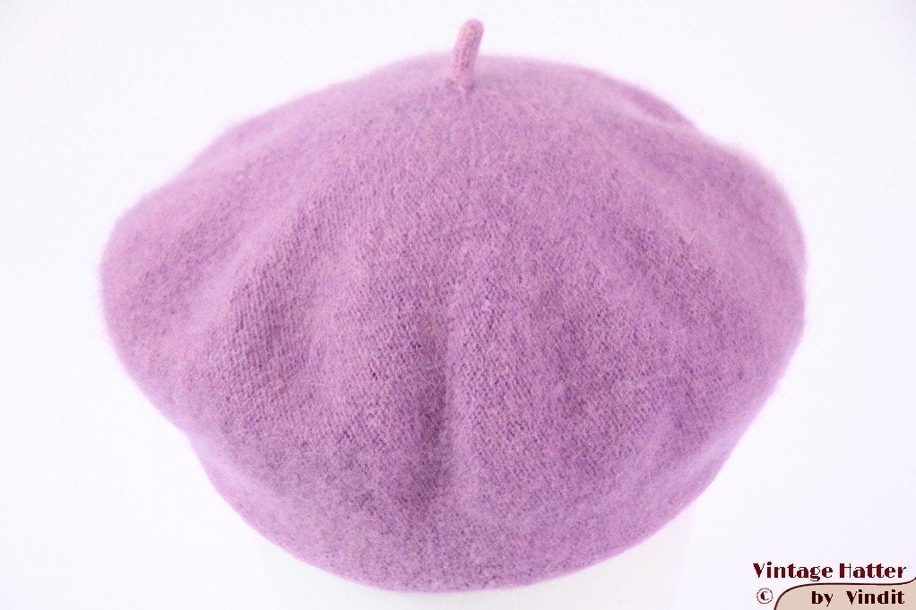 Alpino baret zacht lila paars geweven 54-59 NIEUW one size, Ophalen of Verzenden, Nieuw, Maat 38/40 (M), Muts