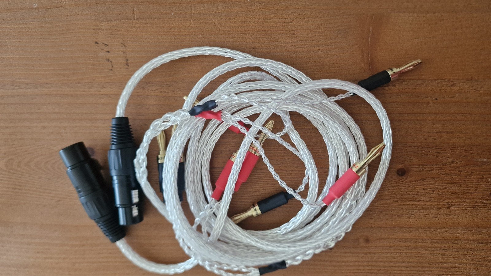 4-pins XLR (vrouwelijk) naar Tulp Kabels, Audio, Tv en Foto, Audiokabels en Televisiekabels, Ophalen of Verzenden