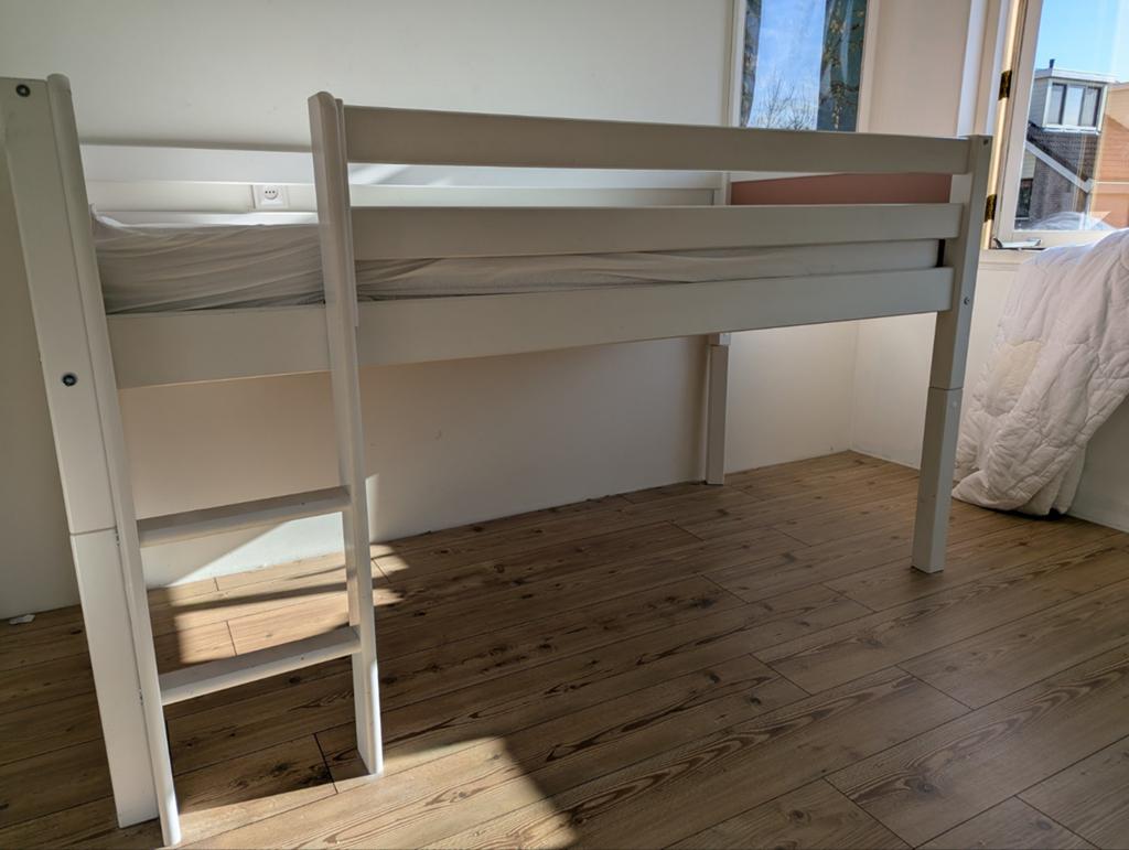 Hoogslaper, Ophalen, Gebruikt, Eenpersoons, Minder dan 160 cm