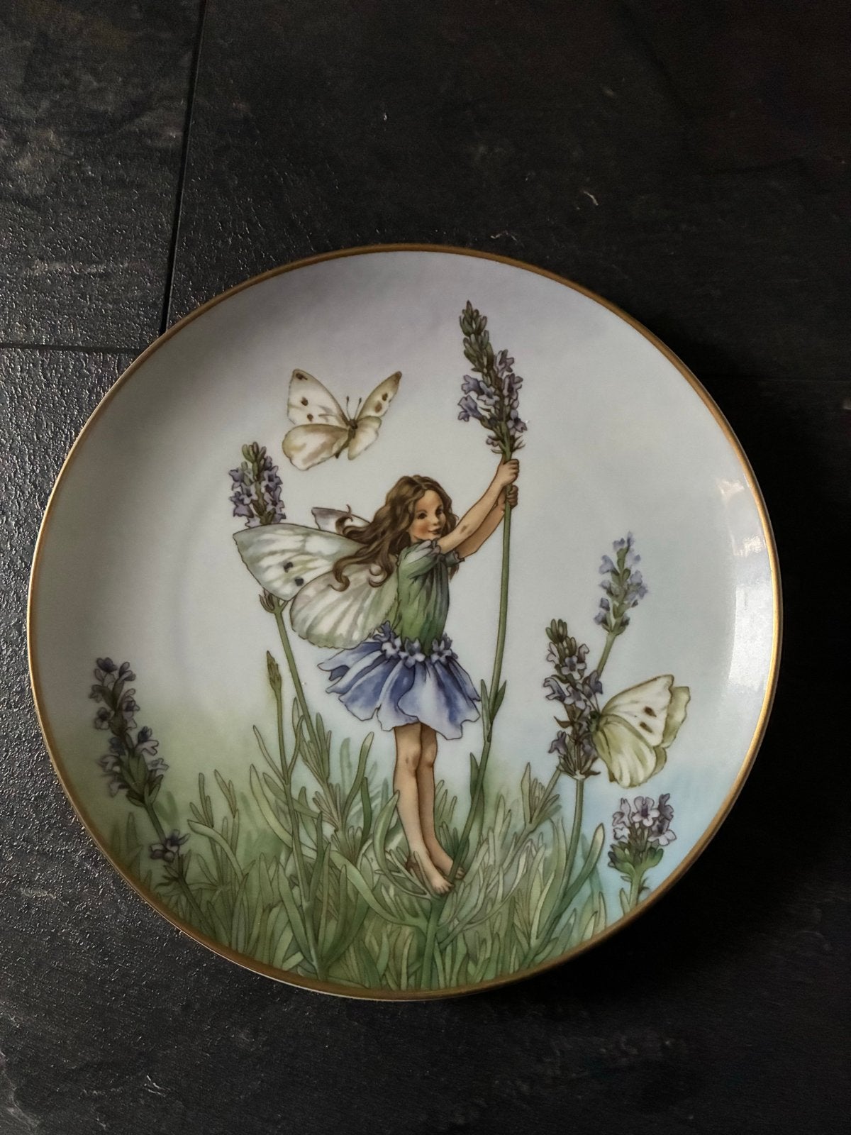 Heinrich Villeroy & Boch-The Lavender Fairy sierbord, Ophalen of Verzenden