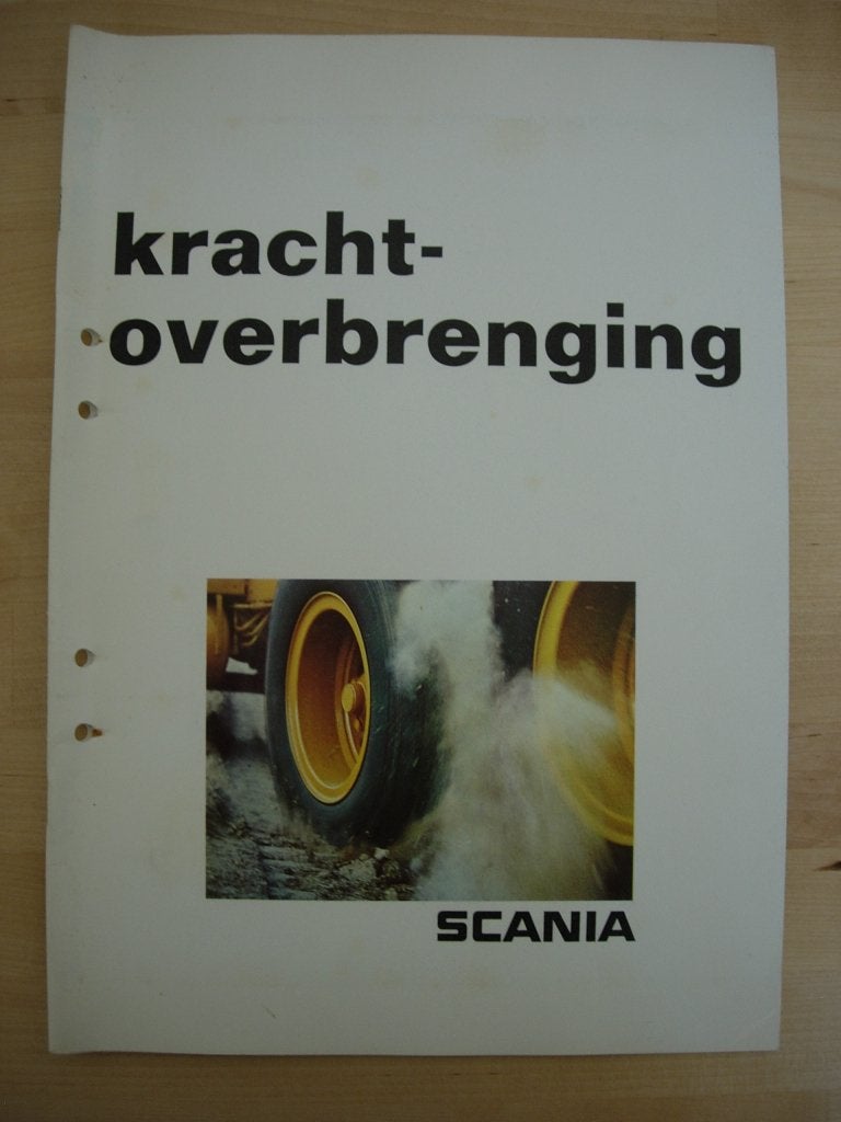 Scania Technisch Boek Versnellingsbak 1969 NL, Ophalen of Verzenden