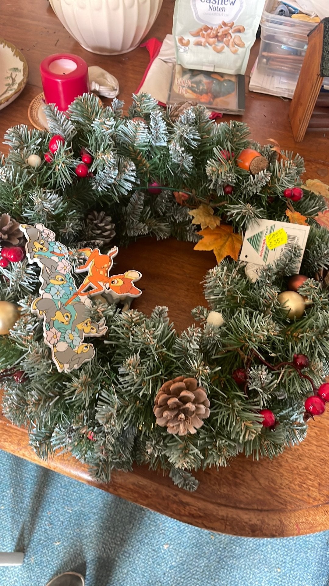 Kerstkransen, Ophalen of Verzenden, Zo goed als nieuw
