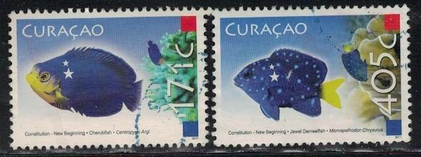 A43 Curacao 12/13 postfris Vissen, Verzenden, Postfris