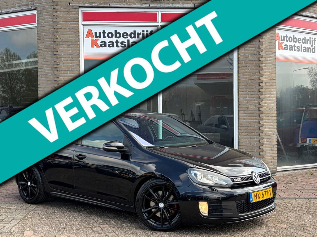 Volkswagen Golf 2.0 GTD DSG 5 Drs - Dynaudio - Open dak - Ke, Euro 5, Stof, Gebruikt, Zwart