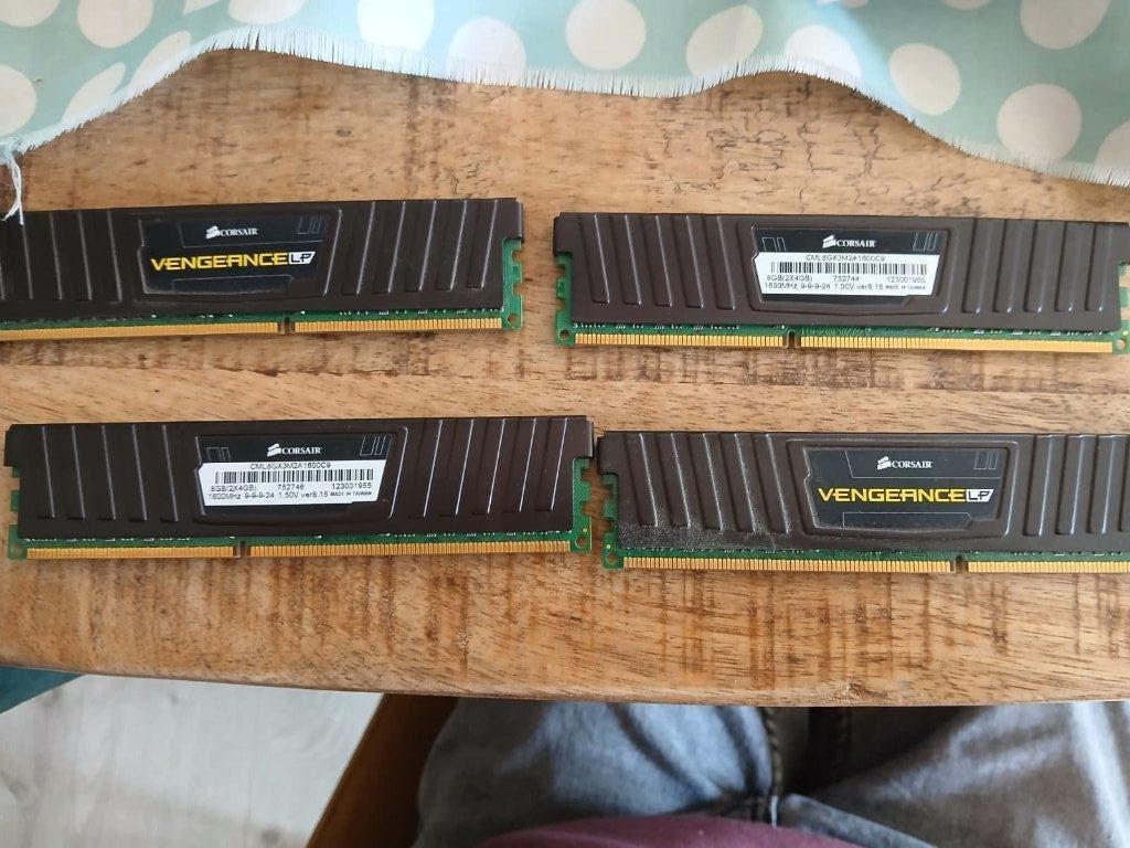 crossair16 gb ddr3 RAM (4x4gb), Computers en Software, RAM geheugen, Ophalen, 1.600mt/s, DDR3, Zo goed als nieuw