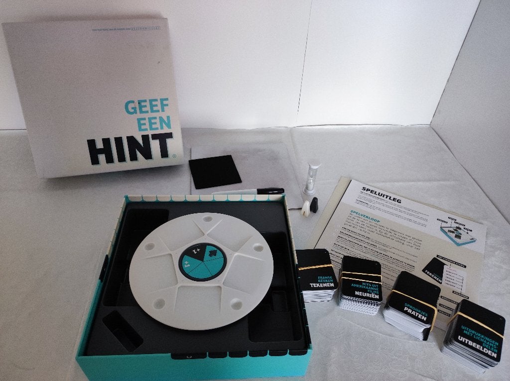 Geef een hint / bordspel / partyspel / familiespel, Vijf spelers of meer, Ophalen of Verzenden, Gebruikt, Bezzerwizzer