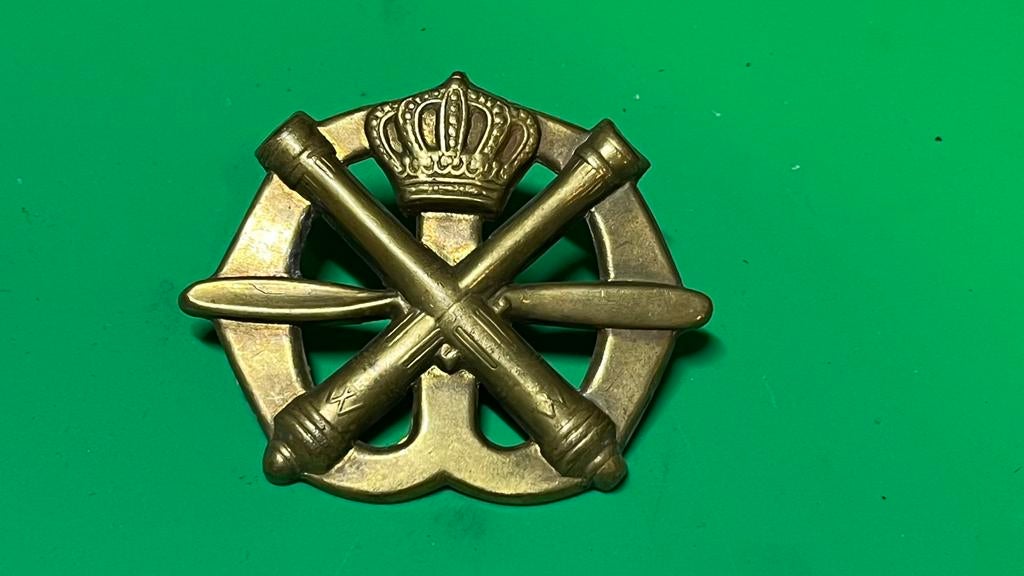 OUDE HOORNSE SLAG BARET EMBLEEM LUCHTDOEL ARTILLERIE, Verzamelen, Militaria | Algemeen, Landmacht, Embleem of Badge, Nederland