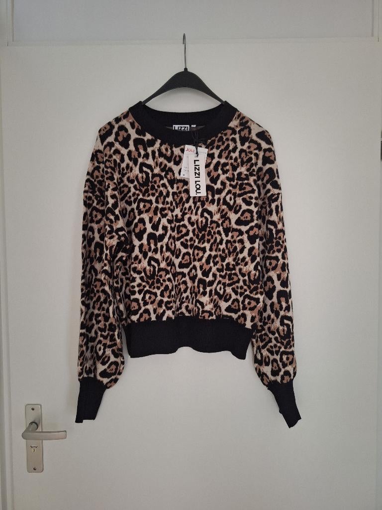 Nieuwe  trui leopard / luipaard print maat M €10,-, Ophalen, Nieuw, Maat 38/40 (M), Bruin
