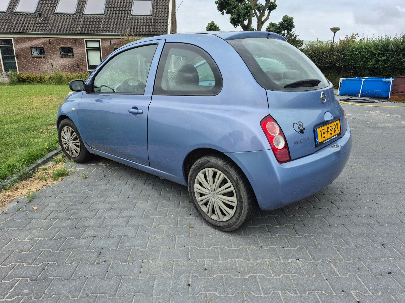 Nissan Micra 1.2 59KW 3DR AUT 2004 Blauw, 15 km/l, 31 €/maand, 4 cilinders, Blauw