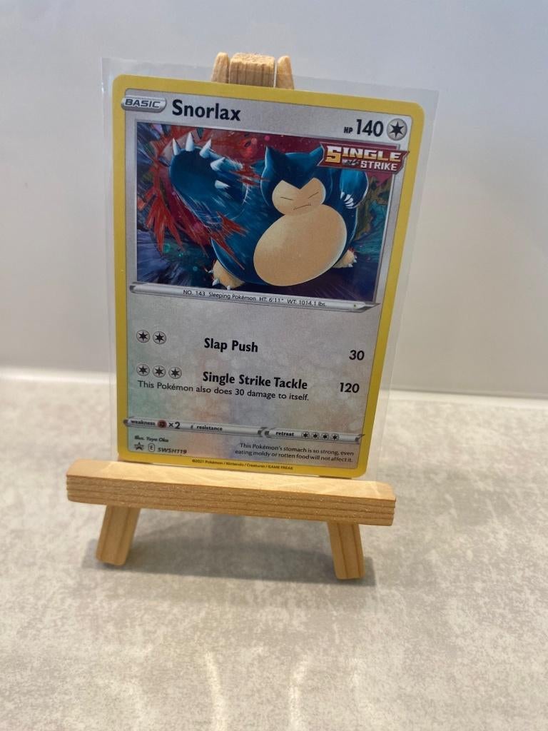** Snorlax 3/9 - Snorlax SWSH Black Star Promos  **, Ophalen of Verzenden, Zo goed als nieuw