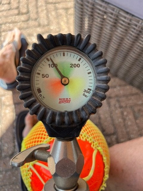 Manometer int., Watersport en Boten, Duiken, Ophalen of Verzenden, Gebruikt, Duikfles