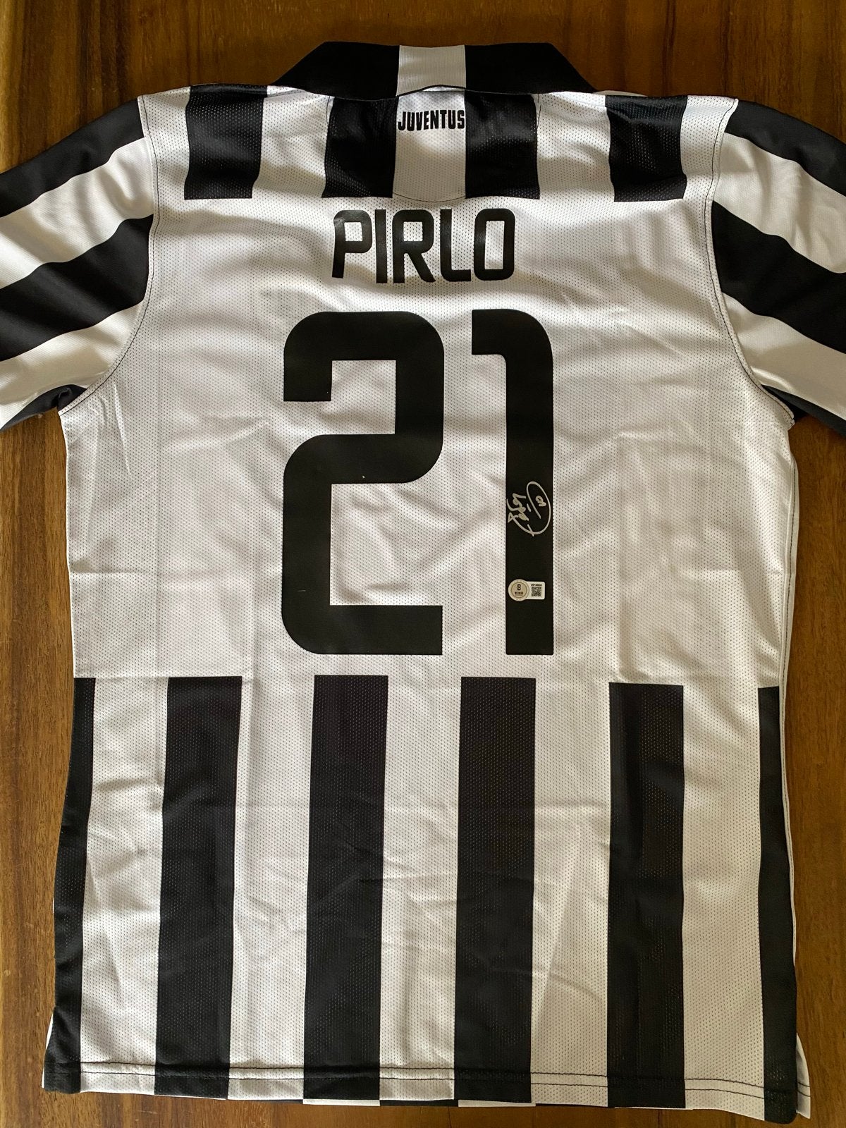 Door  Andrea Pirlo Gesigneerd  Juventus Shirt - Met Beckett, Verzamelen, Sportartikelen en Voetbal, Ophalen of Verzenden, Nieuw