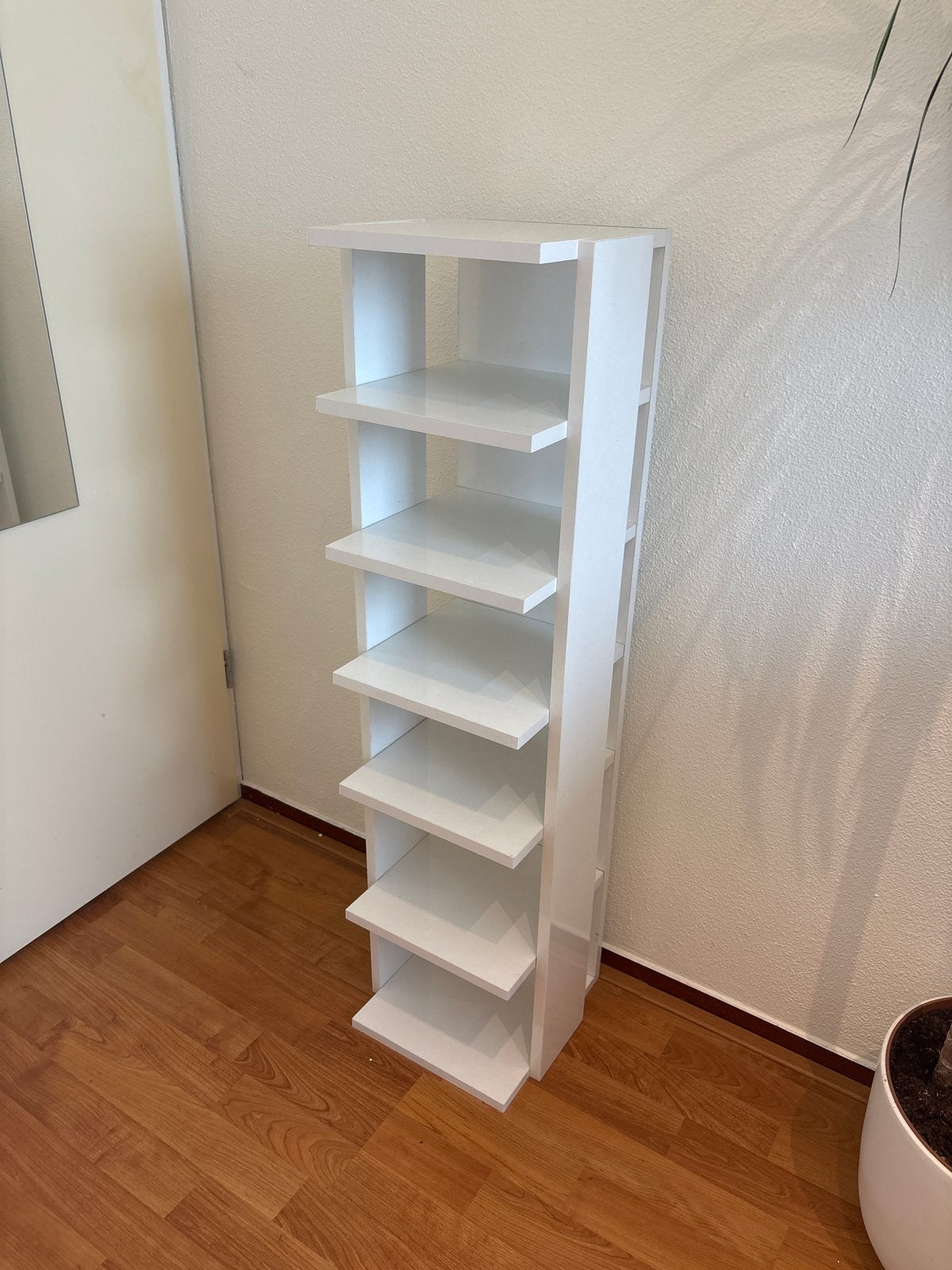 VidaXL Wit schoenenrek / Opbergrek - Modern Design, Ophalen, Minder dan 50 cm, Gebruikt, 100 tot 150 cm
