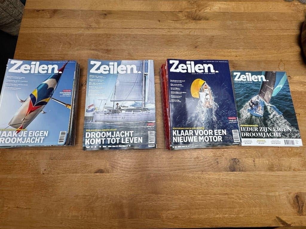 Af te halen: 3 Jaargangen van het tijdschrift Zeilen, Ophalen, Gelezen, Sport en Vrije tijd