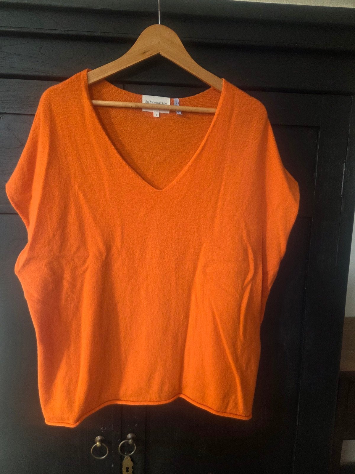 Les Tricots de Léa oranje trui maat M, Maat 38/40 (M), Oranje, Ophalen of Verzenden, Zo goed als nieuw