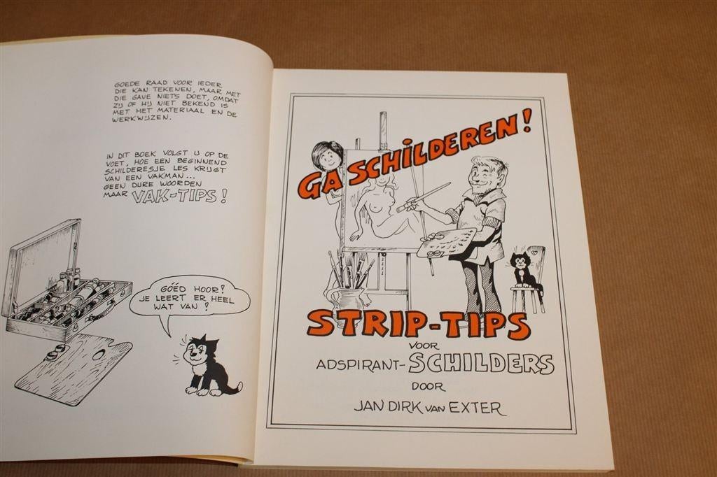 Ga Schilderen! — Strip-tips voor Adspirant-Schilders, Boeken, Ophalen of Verzenden, Gelezen, Tekenen en Schilderen