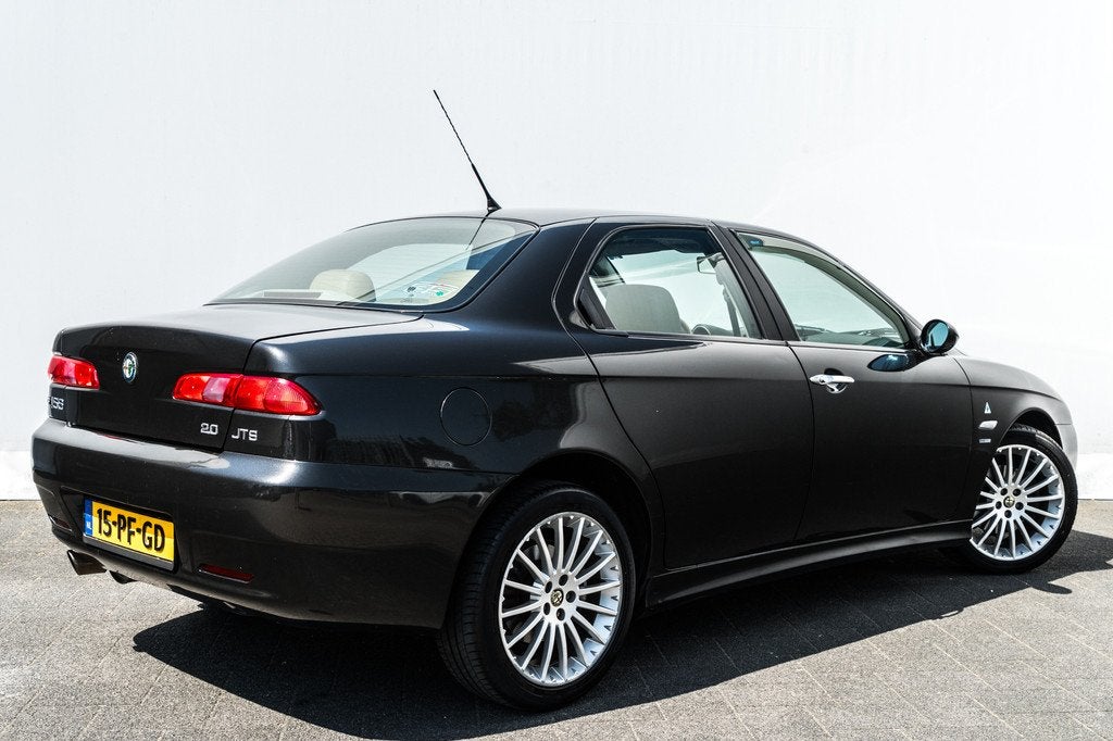 Alfa Romeo 156 2.0 JTS Progression | 2e Eigenaar | Leder | R, Gebruikt, Beige, Automatische klimaatregeling, Zwart