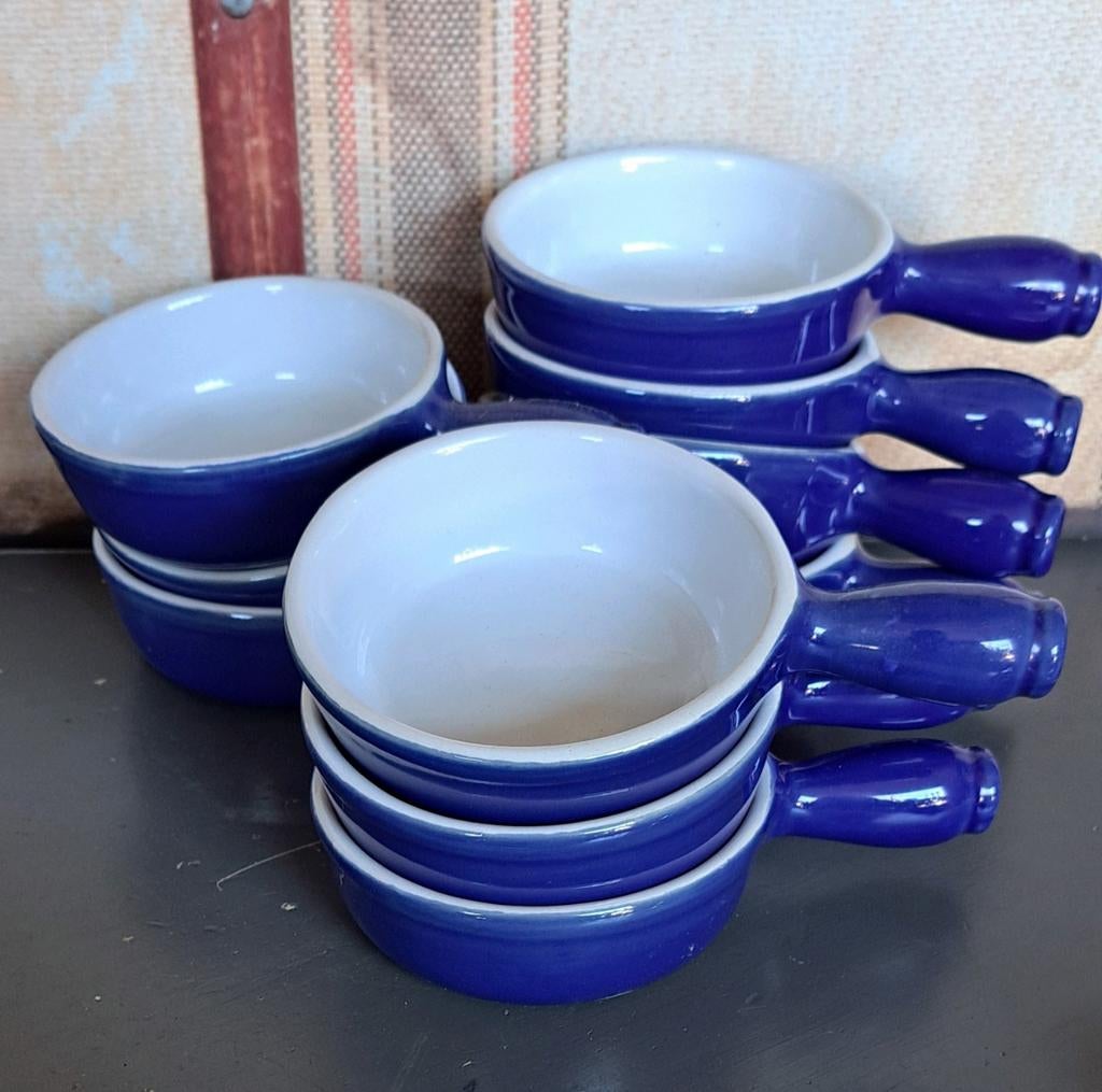 10 Emile Henry Ovenvaste Kommen - 11 cm, Huis en Inrichting, Keuken | Servies, Keramiek, Ophalen of Verzenden, Zo goed als nieuw