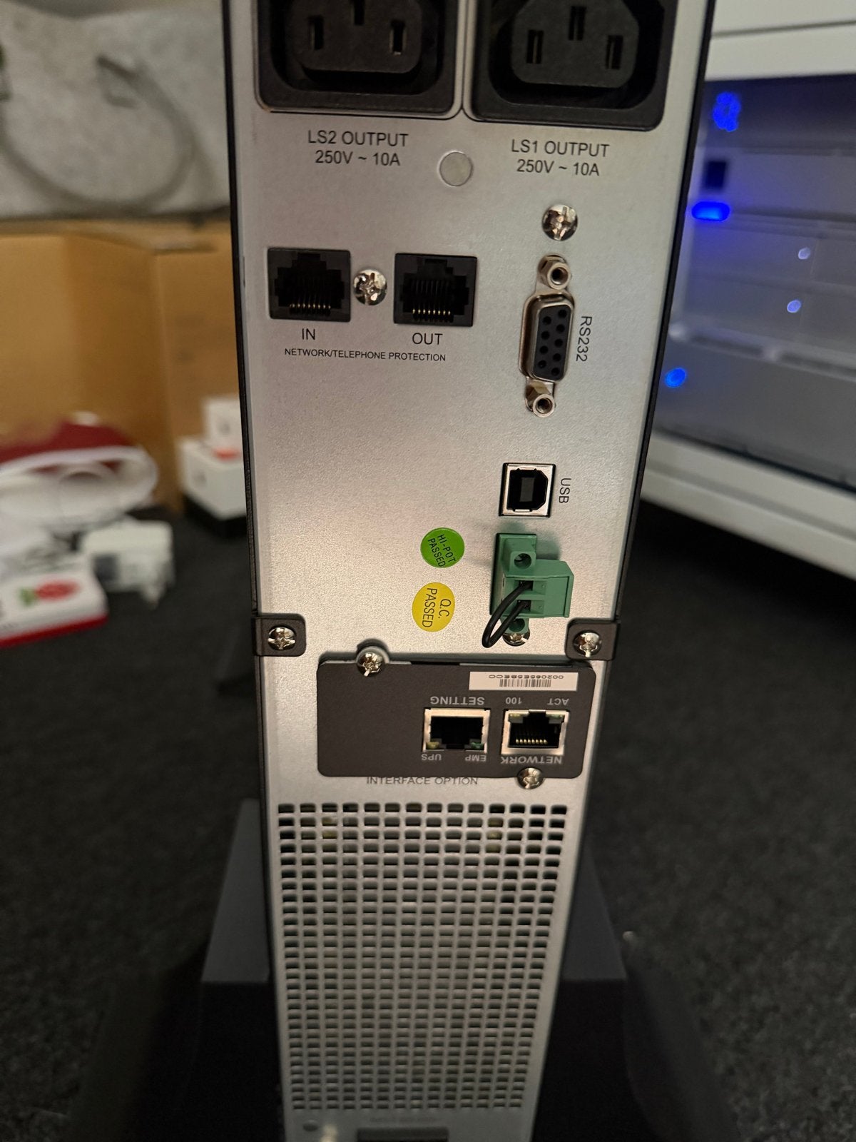 Next Online UPS 1500W met Netwerkkaart & Noctua fan, Computers en Software, Noodvoedingen (UPS), Ophalen of Verzenden, Gebruikt