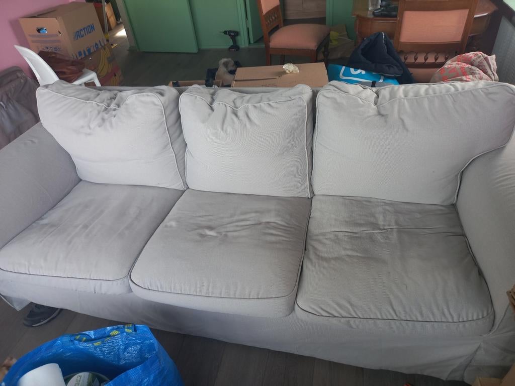 Hoes ektrop tallmyra, Huis en Inrichting, Ophalen of Verzenden, Zo goed als nieuw, Driepersoons, Stof