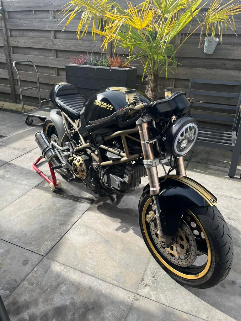 Ducati monster caferacer, Motoren, Motoren | Ducati, 2 cilinders, Particulier, Naked bike