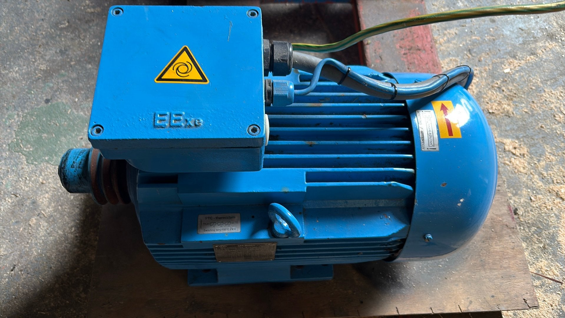 ABB ATEX electro motor 380V 5.5kW 10,9A 1435rpm, Ophalen, Zo goed als nieuw, Elektromotor