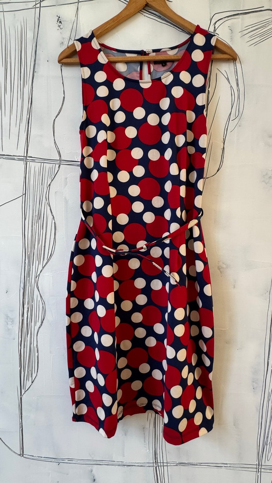 King Louie jurk met stippen, maat L, Kleding | Dames, Meerkleurig, Maat 42/44 (L), Ophalen of Verzenden, Zo goed als nieuw