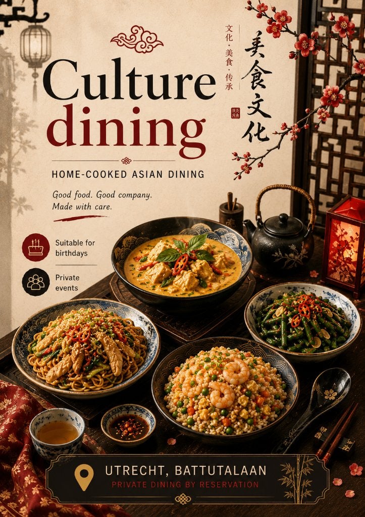 Private Culture home dining, Diensten en Vakmensen, Restaurants en Cateraars, Cateraar, Kok, Kraam