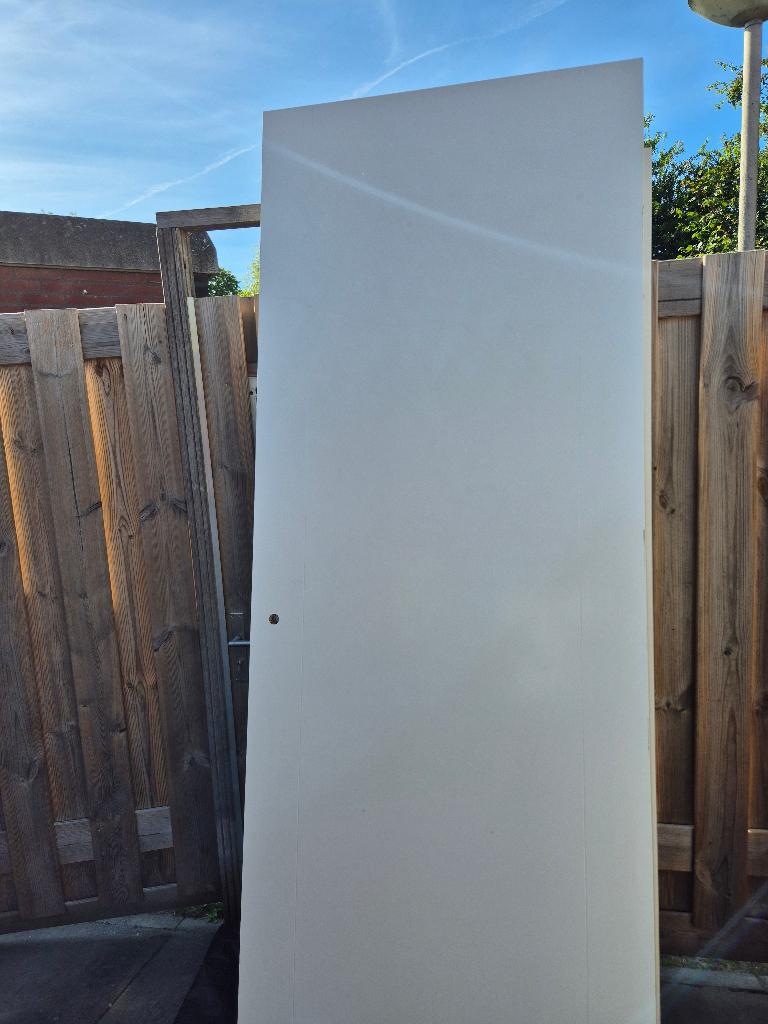 Svedex Elite opdekdeur 88 x 231,5 Alpine wit Rechts, 80 tot 100 cm, 215 cm of meer, Binnendeur, Ophalen of Verzenden