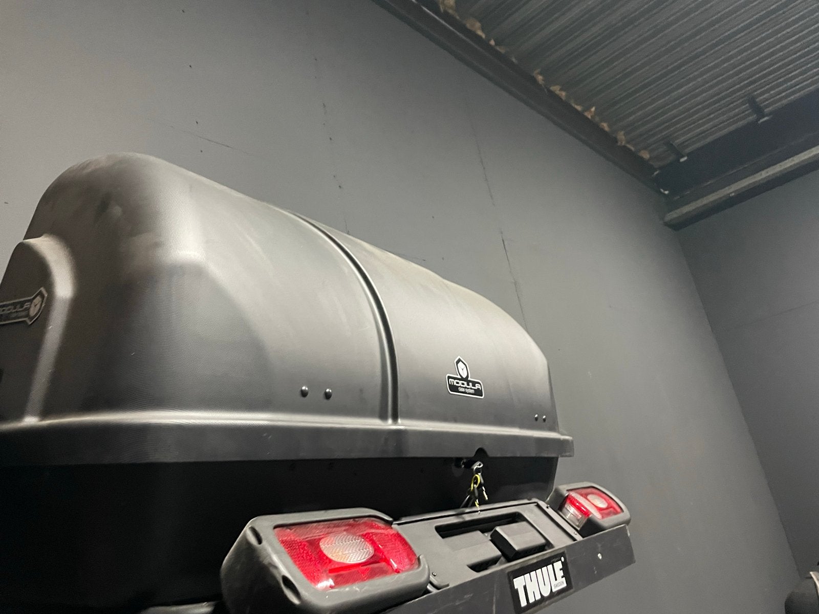 Modula Bagageband 390L - 50kg trekhaak bagagebox, Auto diversen, Ophalen of Verzenden, Gebruikt