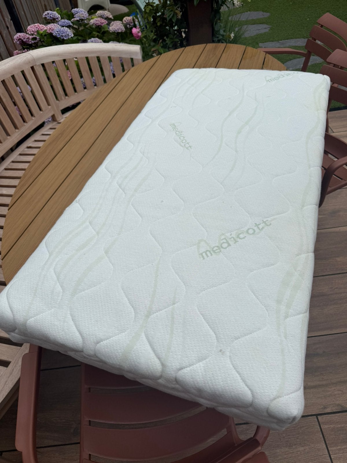 Gratis ledikant matras van Medicott, Ophalen, Gebruikt, Eenpersoons, 70 cm of minder