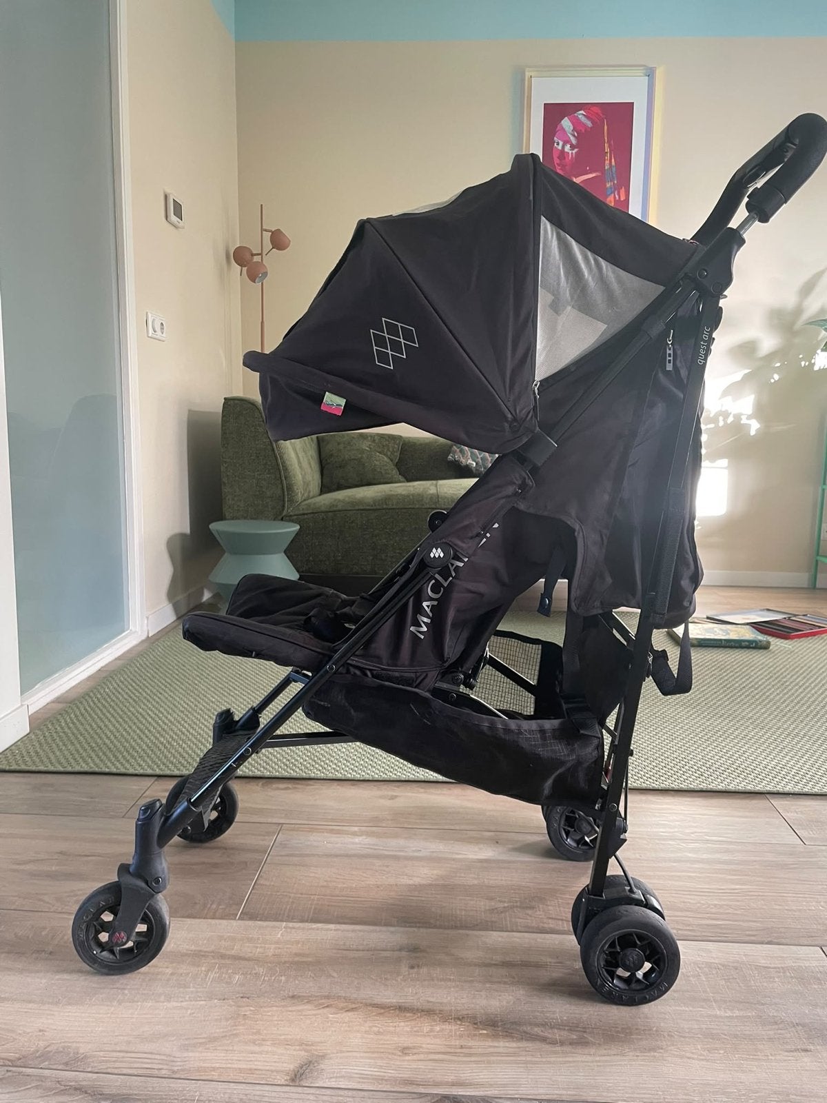MacLaren Quest Arc Buggy - Tot 25 kg - Incl. regenhoes, Kinderen en Baby's, Ophalen, Gebruikt, Maclaren, Regenhoes