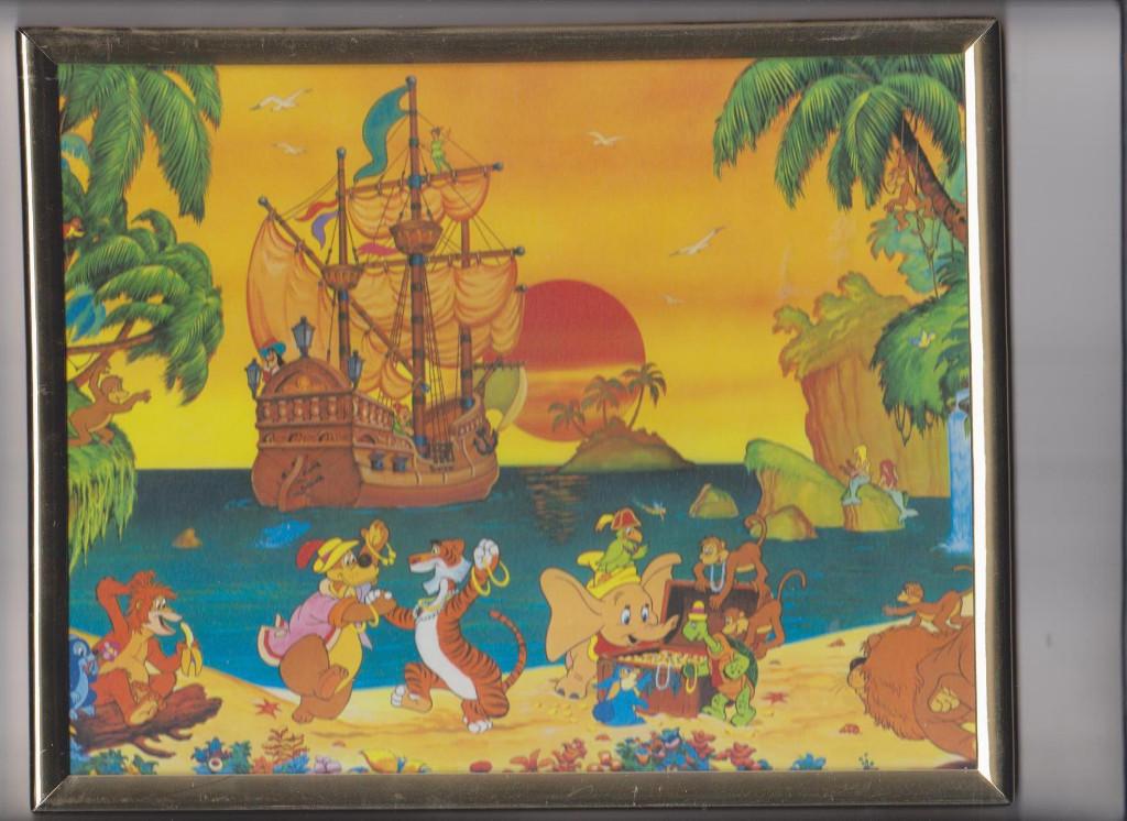 Walt Disney : Oude Walt Disney Schilderij, Verzenden