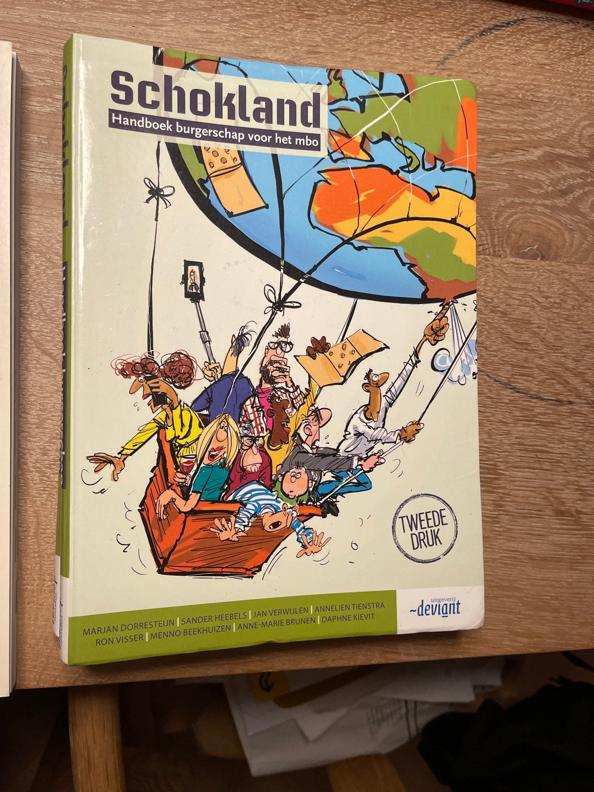 Schokland: Handboek burgerschap voor het mbo (Tweede Druk), Ophalen of Verzenden, Gamma, Zo goed als nieuw, MBO