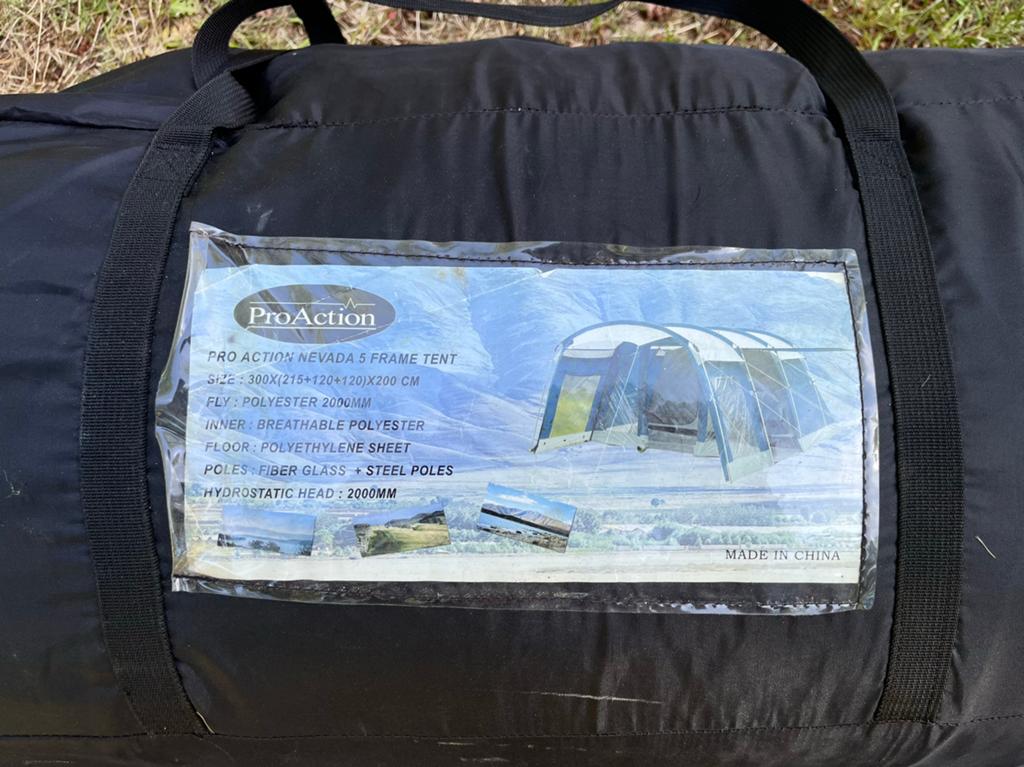 ProAction Nevada 5 frame tent NIEUW, Ophalen of Verzenden, Nieuw, Tot en met 5