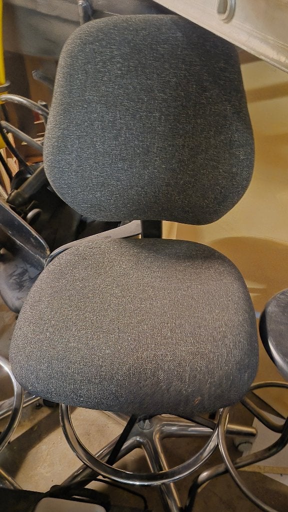 Hoge bureaustoelen, Huis en Inrichting, Ophalen, Zo goed als nieuw, Zwart, Bureaustoel