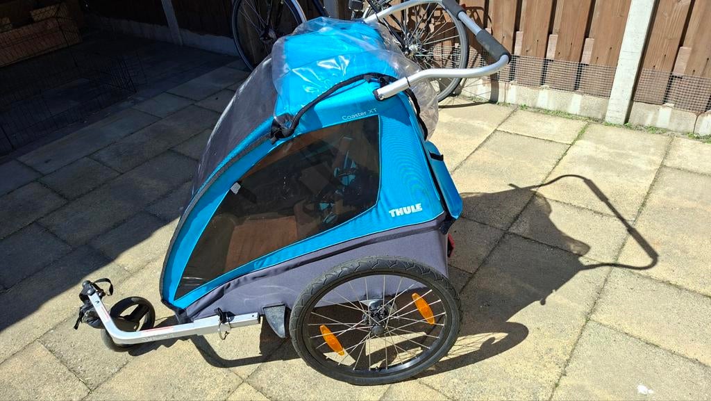 Thule Coaster XT Fietskar - Ideaal voor Kinderen, Gebruikt, Opvouwbaar, Ophalen of Verzenden, 40 tot 60 kg