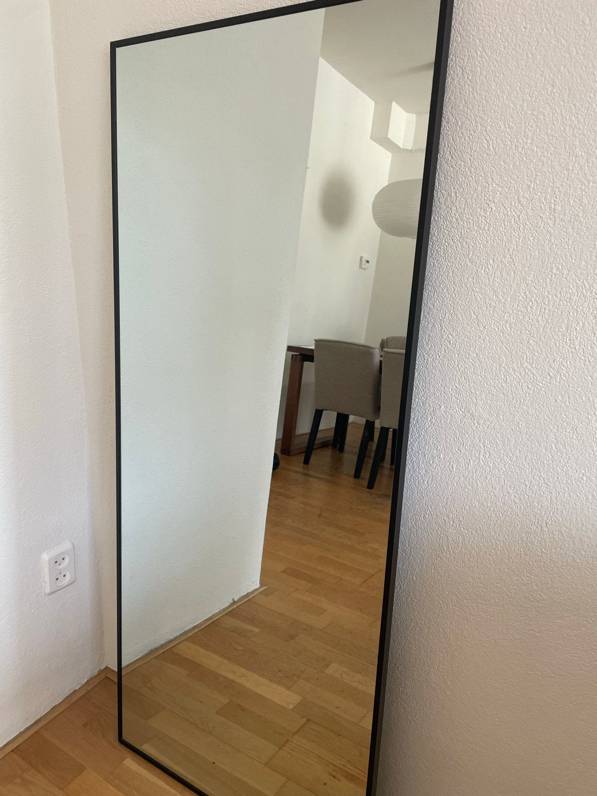 Zara Home spiegel 140x60 cm, Ophalen, 100 tot 150 cm, Zo goed als nieuw, Rechthoekig