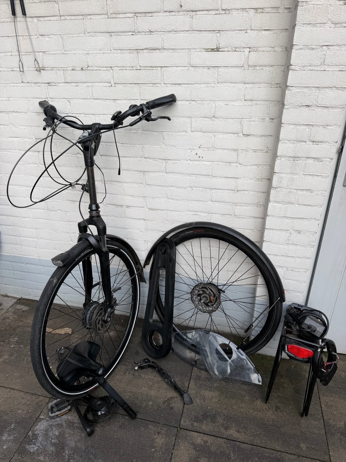 Stella elektrische fietsonderdelen te koop, Ophalen, Gebruikt, Elektrische fiets, Voorvork