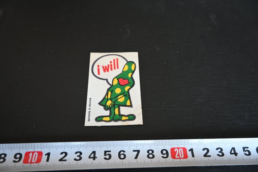 sticker chewing gum dandy gum kinky dan - I will, Ophalen of Verzenden, Zo goed als nieuw