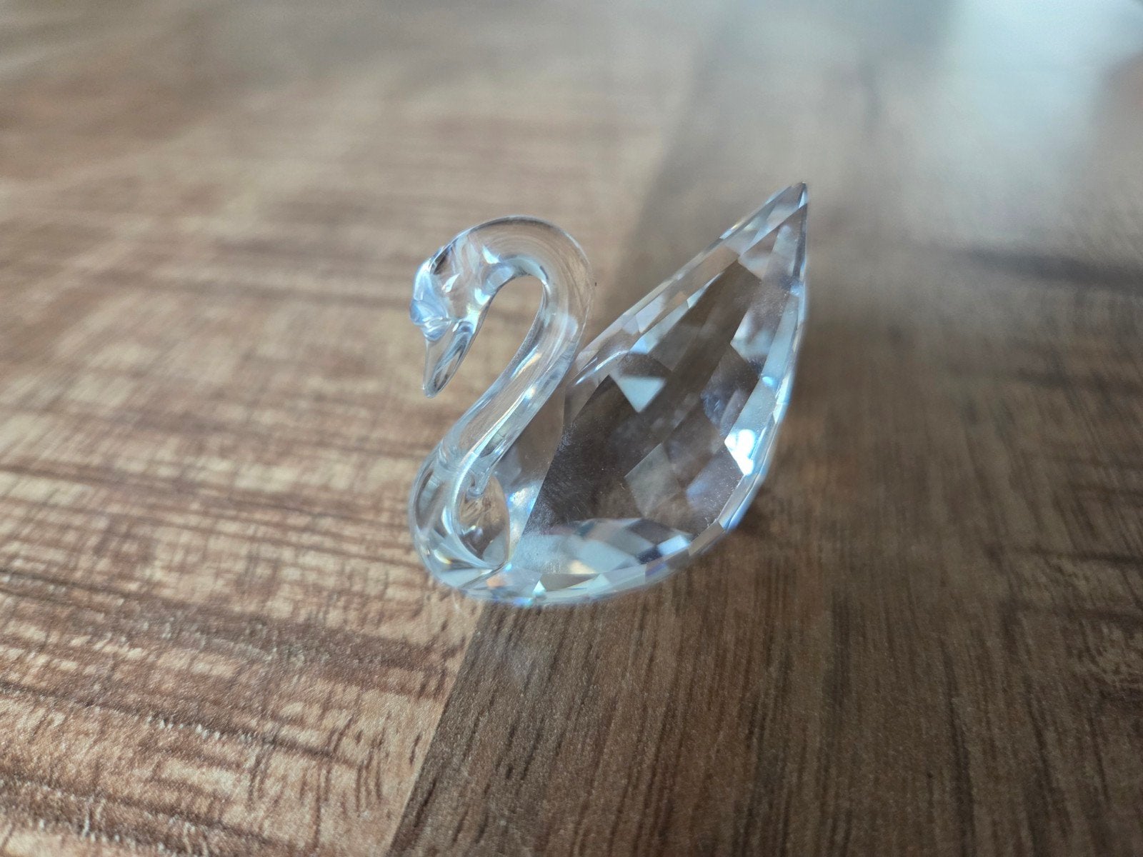Swarovski Zwaan Kristal Figuur in Originele Doos, Verzamelen, Ophalen of Verzenden, Zo goed als nieuw, Figuurtje