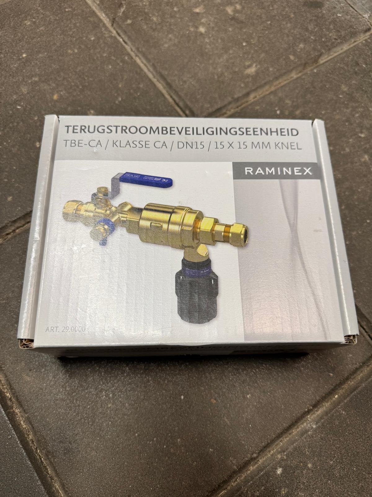 Raminex terugstroombeveiliging TBE-CA, Ophalen, Overige materialen, Overige typen, Zo goed als nieuw