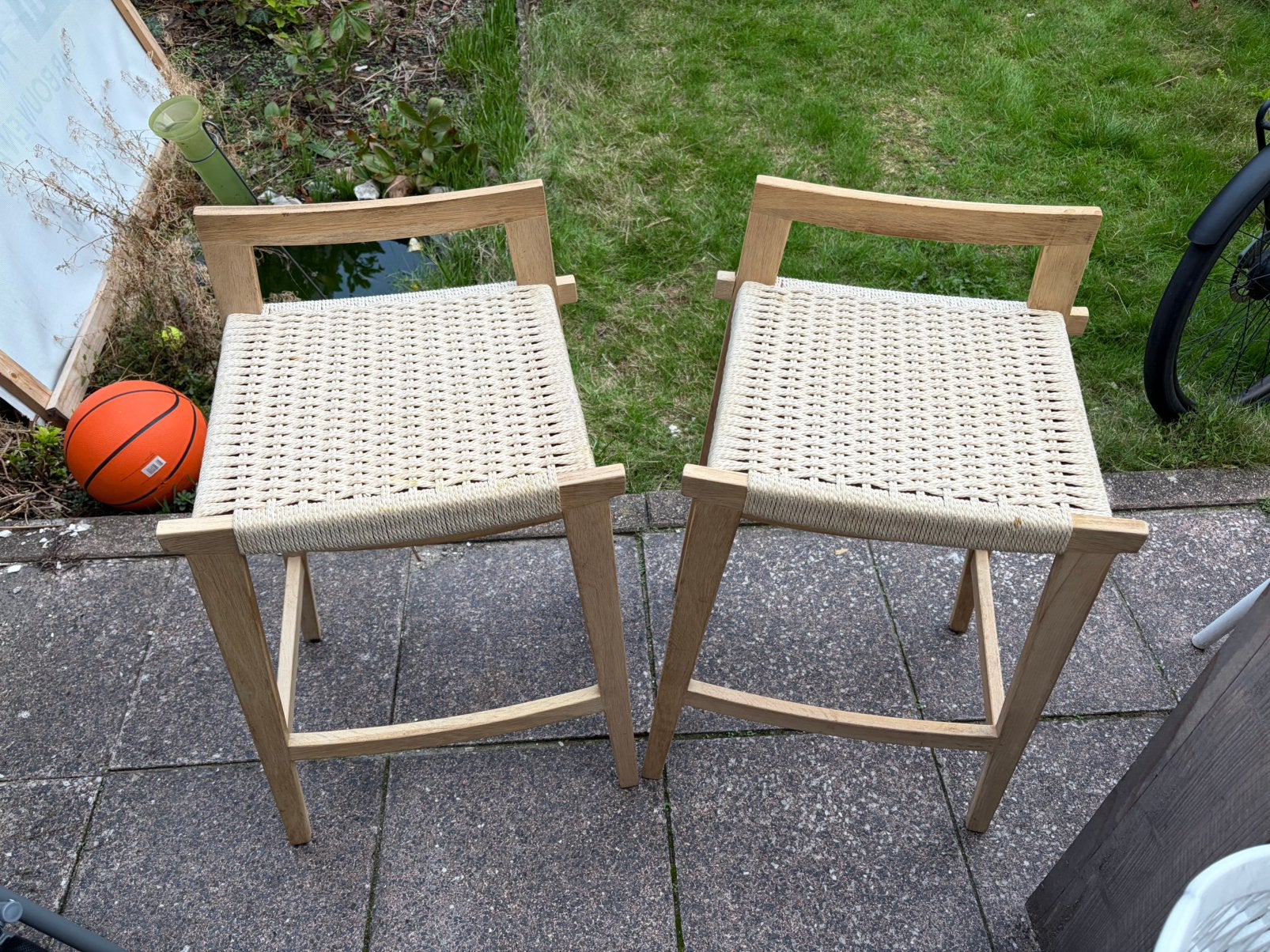 Barkrukken hout, Ophalen, Gebruikt, 60 tot 90 cm, Hout