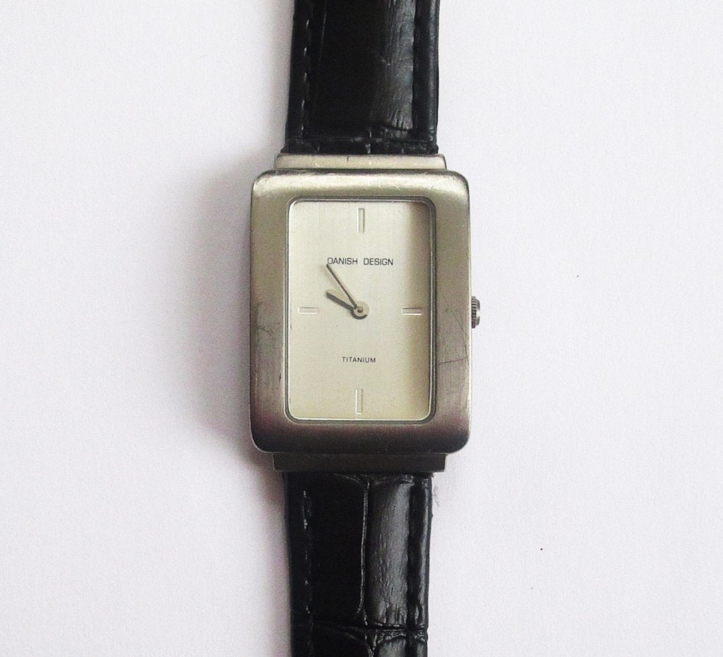 Danish Design Titanium dames quartz horloge., Ophalen of Verzenden, Zo goed als nieuw