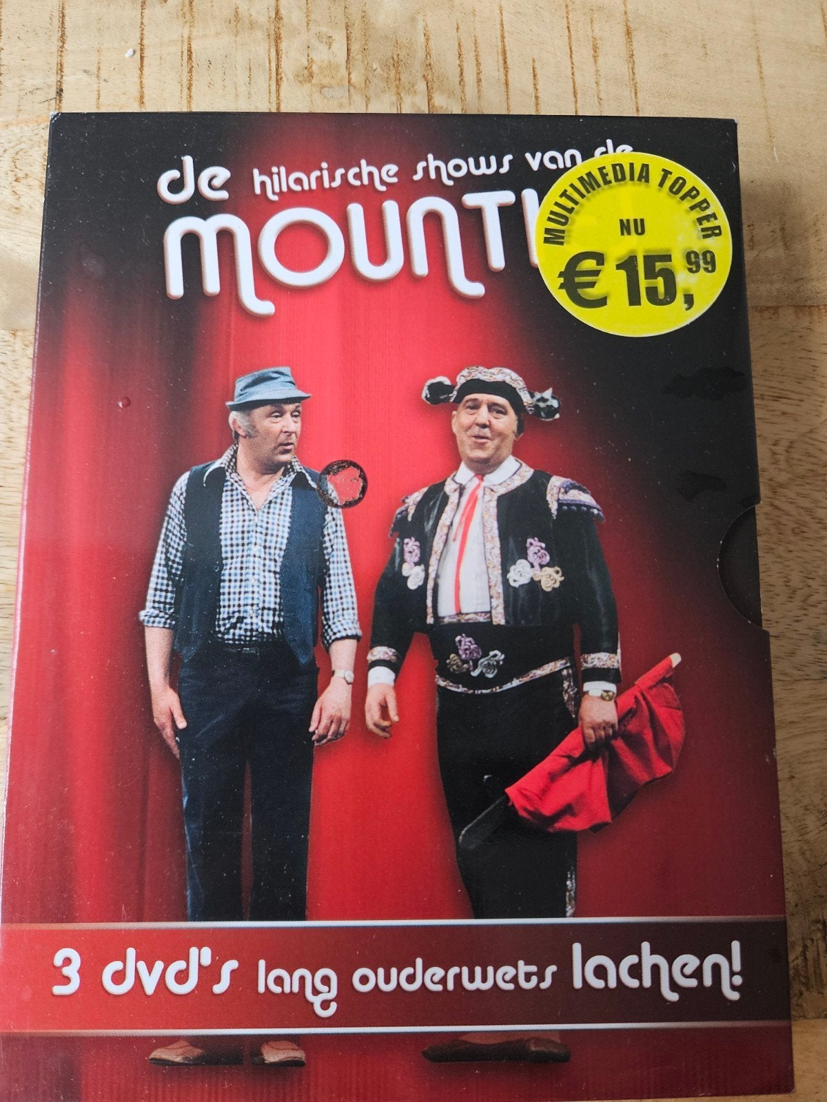 De Hilarische Shows van De Mounties - 3 DVD's, Gebruikt, Alle leeftijden, Cabaret, Inclusief doosje