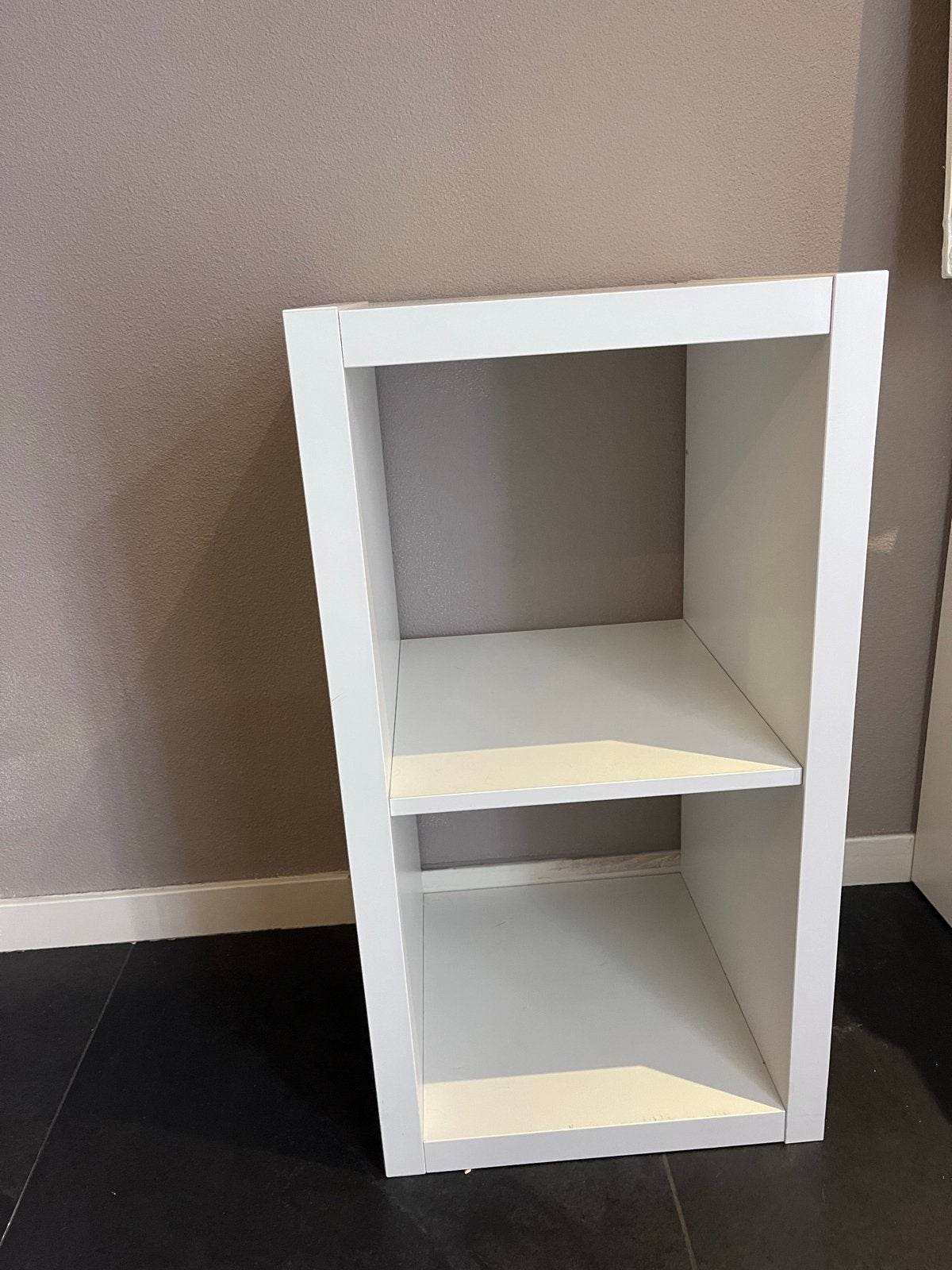 Wit open kastje met 2 planken - 41x39x76.5 cm, Huis en Inrichting, Ophalen, Met plank(en), Minder dan 50 cm, Gebruikt