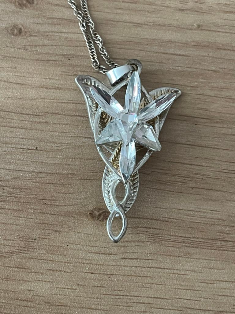 Lord of the Rings Arwen Avondster ketting, Ophalen of Verzenden, Gebruikt, Sieraad