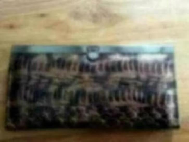 Portemonnee met print, Ophalen of Verzenden, Nieuw, Bruin, Overige merken