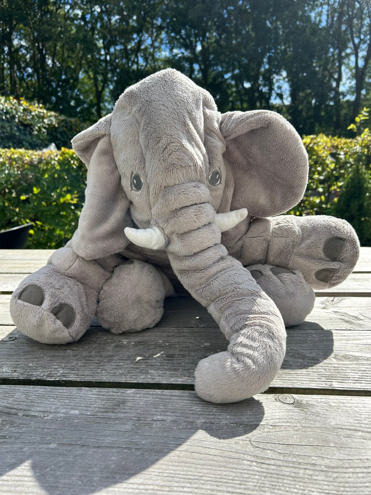 Ikea JÄTTESTOR Pluchen speelgoed, olifant/grijs, Ophalen, Gebruikt, Olifant